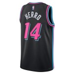 Maillot NBA Miami Heat Tyler Herro Nike 2025-26 City Edition Noir Swingman - Homme
